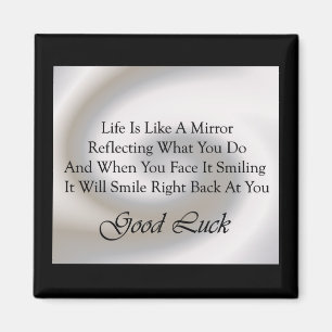 Viel Glück-Vers Magnet