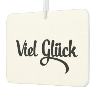 Viel Glück Viel Glück Deutsch Autolufterfrischer