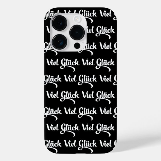 Viel Glück | Viel Glück Deutsch Case-Mate iPhone Hülle (Rückseite)