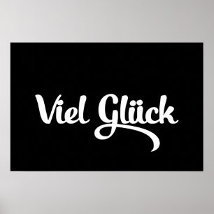 Viel Glück   Viel Glück Deutsch Poster