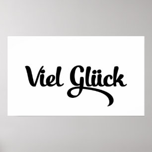 Viel Glück   Viel Glück Deutsch Poster