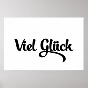 Viel Glück   Viel Glück Deutsch Poster