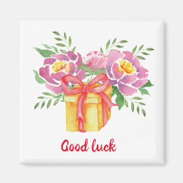 Viel Glück Watercolor-Pfannkuchen Niedlich Magnet