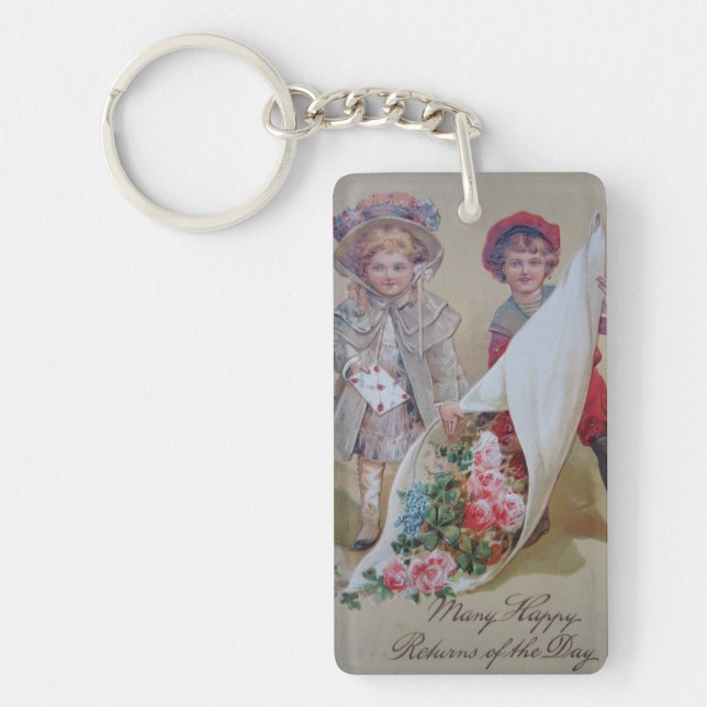 Viel glückliche Rückkehr des Tages Schlüsselanhänger (Vorderseite)