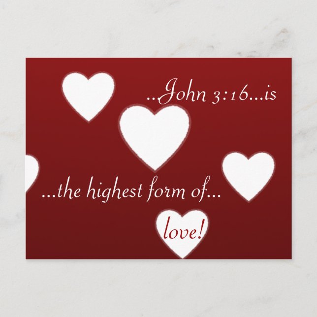 Viel Herz! Postkarte (Vorderseite)