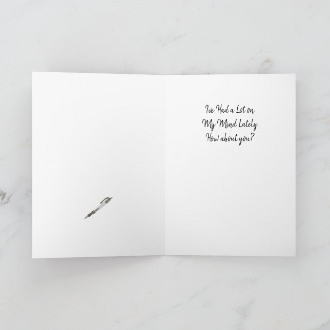 Viel im Kopf Karte (Innenseite)