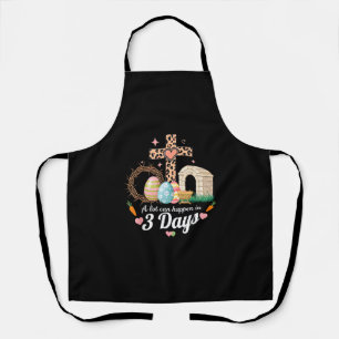 Viel kann in 3 Tagen geschehen zu Ostern Jesus rel Schürze