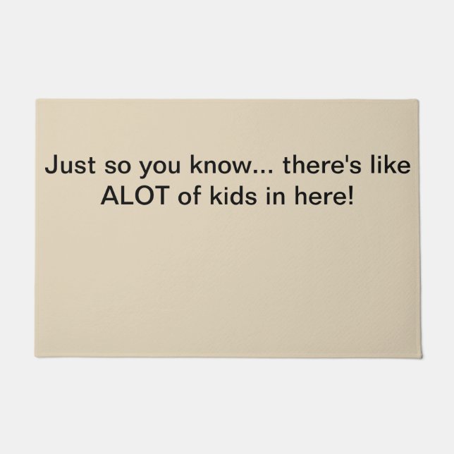 Viel Kinderfußmatte Fußmatte (Vorderseite)