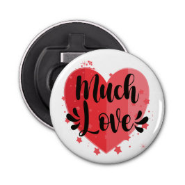 Viel Liebe, großes Herz Flaschenöffner