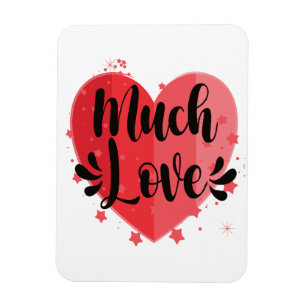 Viel Liebe, großes Herz Magnet