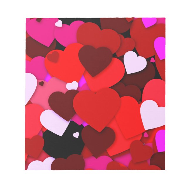 Viel Liebe Notizblock (Vorderseite)