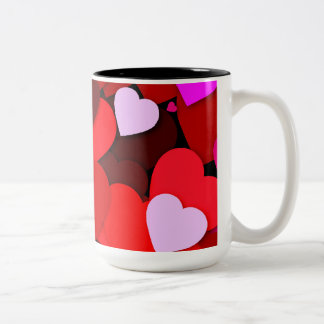 Viel Liebe Zweifarbige Tasse