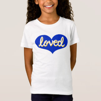 VIEL LIEBT - blaue Liebe T-Shirt