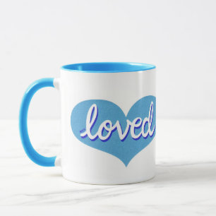 VIEL LIEBT - Herz der blauen Liebe Tasse