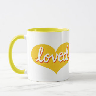 VIEL LIEBT - Herz der gelben Liebe Tasse