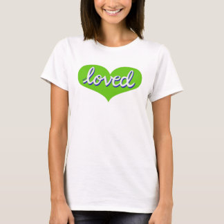 VIEL LIEBT - Herz grüner Liebe - T-Shirt