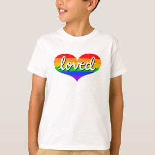 VIEL LIEBT - Liebe Rainbow - Kids/Jugend T-Shirt