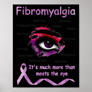 Viel mehr als die Augen Fibromyalgie Awarene Poster