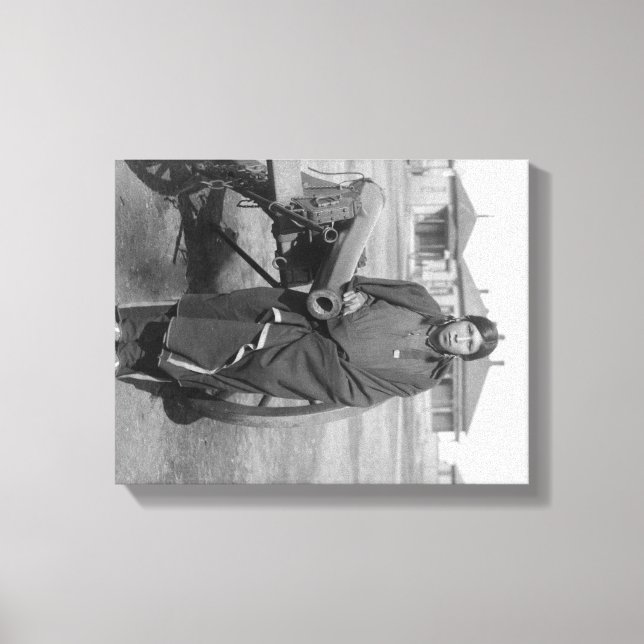 "Viel Pferde", die Lieut schlucken. Casey Fotograp Leinwanddruck (Vorderseite)