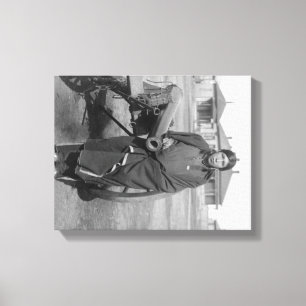 "Viel-Pferde" wer Lieut tötete. Casey Fotografie Leinwanddruck