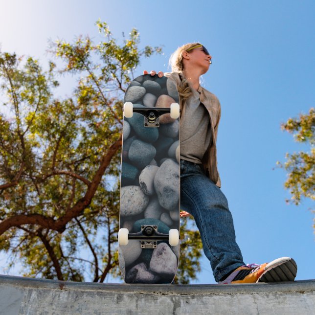 viel schöner Stein Skateboard (Außen 1)