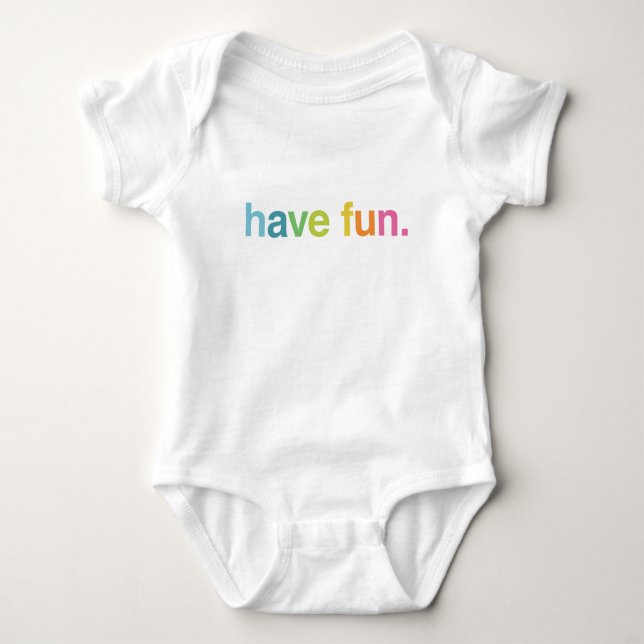 Viel Spaß Baby Strampler (Vorderseite)