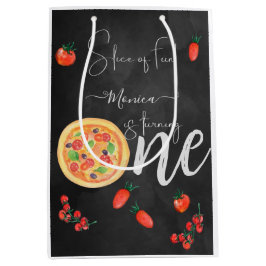 Viel Spaß, erster Pizza-Geburtstag Mittlere Geschenktüte