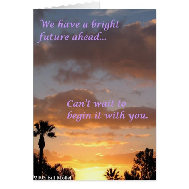 Viel versprechende Zukunft voran (Vorne)