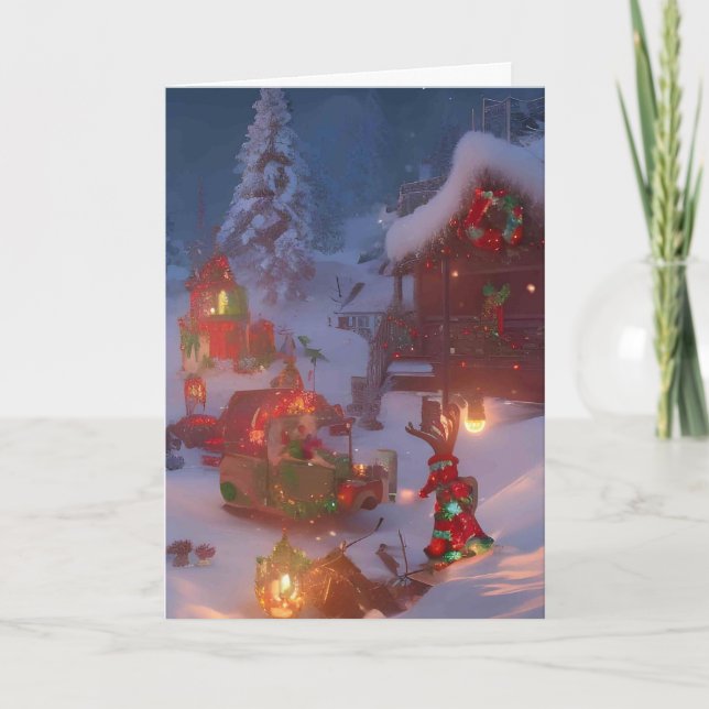 Viel Weihnachten Karte (Vorderseite)