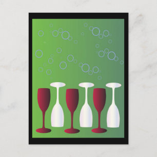 Viel Wein! Postkarte