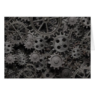 Viele alten rostigen Metallgänge oder