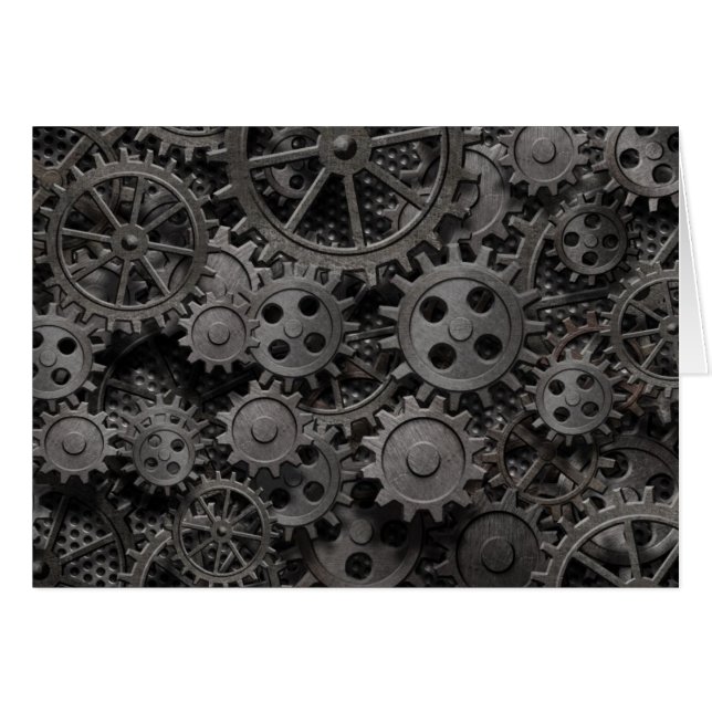 Viele alten rostigen Metallgänge oder (Vorderseite (Horizontal))