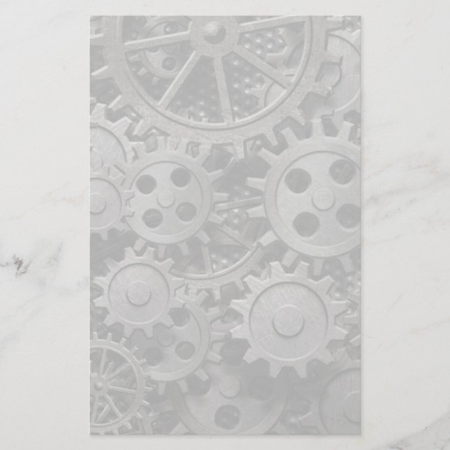 Viele alten rostigen Metallgänge oder Briefpapier (Vorderseite)