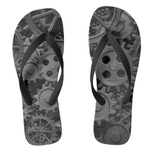 Viele alten rostigen Metallgänge oder Flip Flops