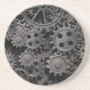 Viele alten rostigen Metallgänge oder Getränkeuntersetzer