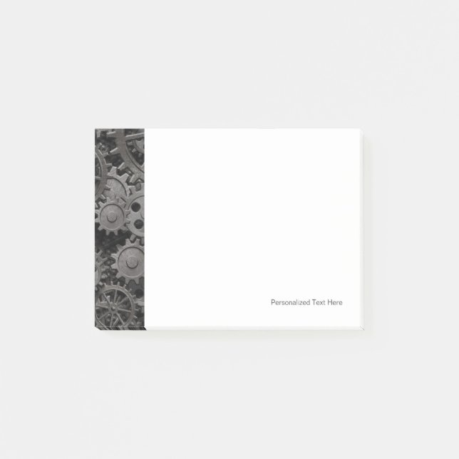 Viele alten rostigen Metallgänge oder Post-it Klebezettel (Vorderseite)