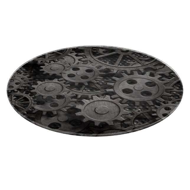 Viele alten rostigen Metallgänge oder Schneidebrett (Ecke)