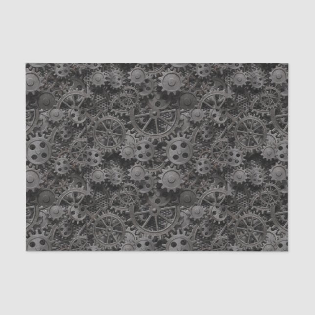 Viele alten rostigen Metallgänge oder Seidenpapier (Vorderseite)