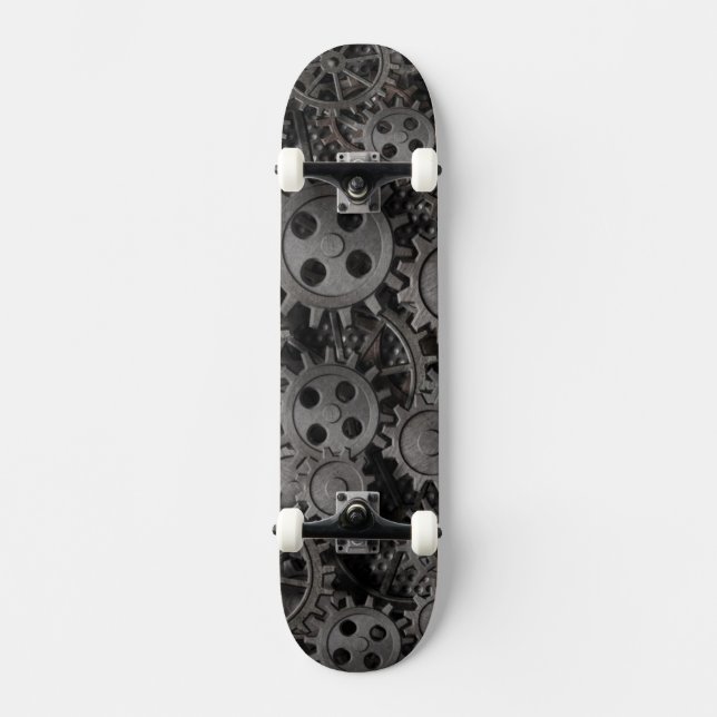Viele alten rostigen Metallgänge oder Skateboard (Vorderseite)