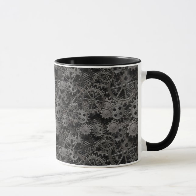 Viele alten rostigen Metallgänge oder Tasse (Rechts)