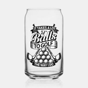 Viele Bälle - lustiger Golf Dosenglas