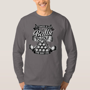 Viele Bälle - lustiger Golf T-Shirt