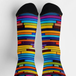Viele Bars in verschiedenen Farben Socken