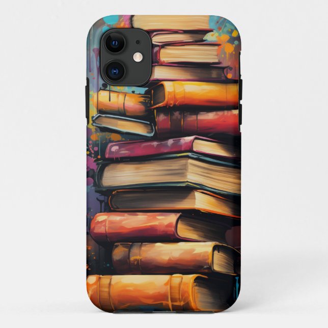 Viele Bücher Case-Mate iPhone Hülle (Rückseite)