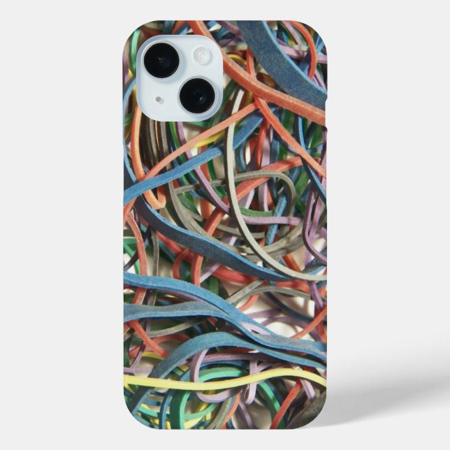 Viele bunte Gummibänder Case-Mate iPhone Hülle (Rückseite)