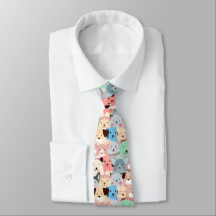 Viele bunte Hunde gestalten Necktie Krawatte