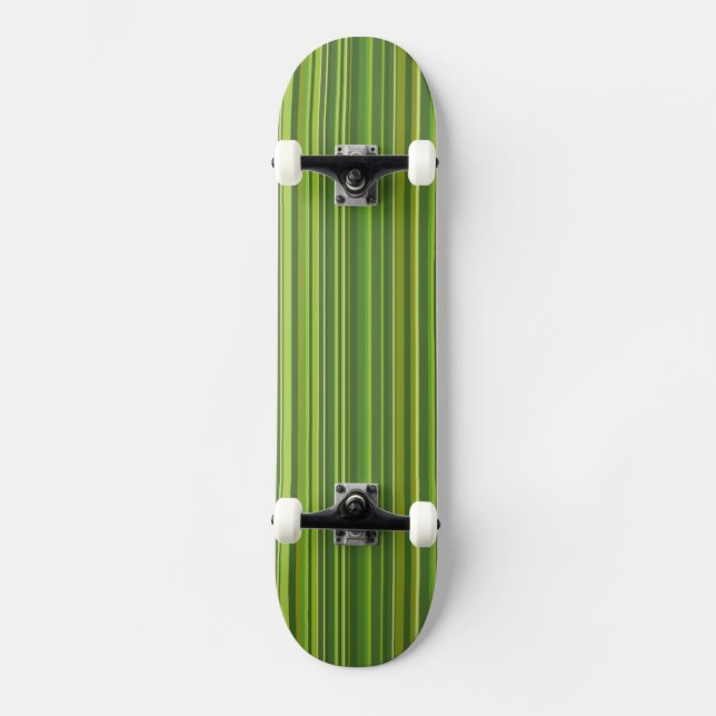 Viele bunte im Muster Skateboard (Vorderseite)