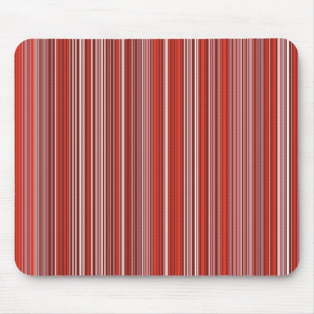Viele bunte im roten Muster Mousepad (Vorne)