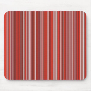 Viele bunte Streifen im roten Muster Mousepad