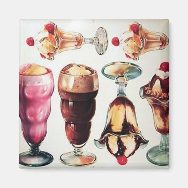 viele Eissundaen Magnet (Vorne)